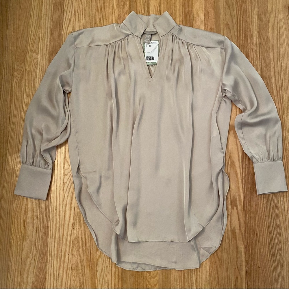 H&M Champagne Blouse XS